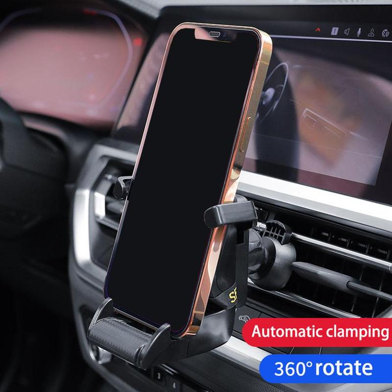 Car Seat Design GPS Phone Holder for Car, Car Accessories, Universal Car Phone Holder with Air Vent, Car Phone Mount, Car Vent Phone Stand Compatible with iPhone Xiaomi Huawei Samsung Smartphone