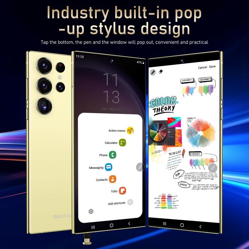 QEK limited time promotion with NFC equipped S24 Ultra 5G smartphone network 7.3-inch 16GB+1TB unlocked Android phone 7000mAh 50MP+108MP 5G phone NFC movable according to smartphone