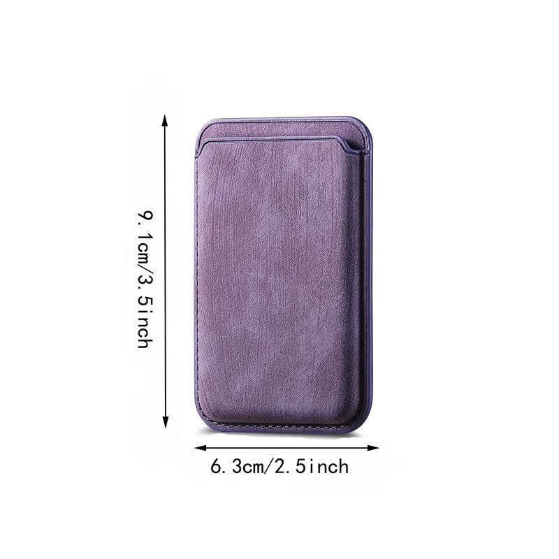 Magnetic Wallet Card Holder for Magsafe, Solid Color Paste Magnet Phone Card Holder, Universal Phone Card Pack Wallet Mount