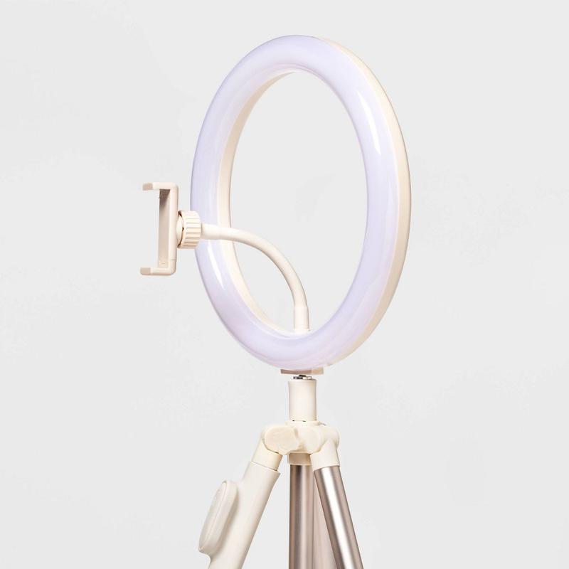 Ring Light with Tripod - heyday Stone White