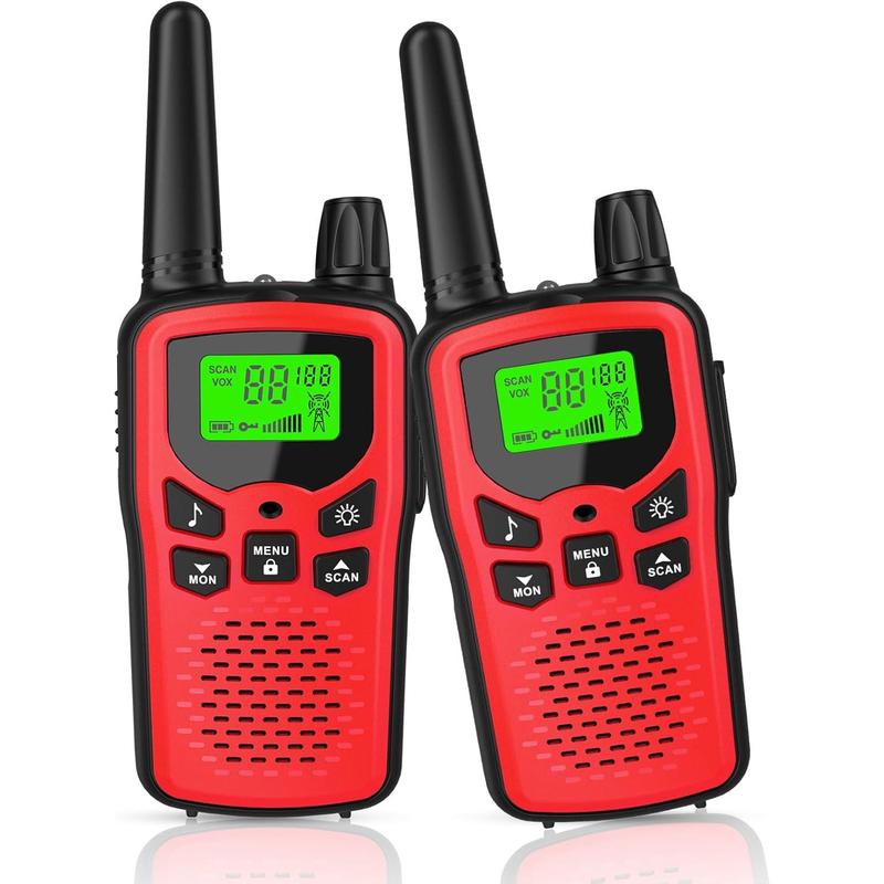 Walkie Talkies,Erelis Long Rang Walkie with 22 FRS Channels,Walkie Talkies for Adults with Lamp,VOX,LCD Display Audio Communication