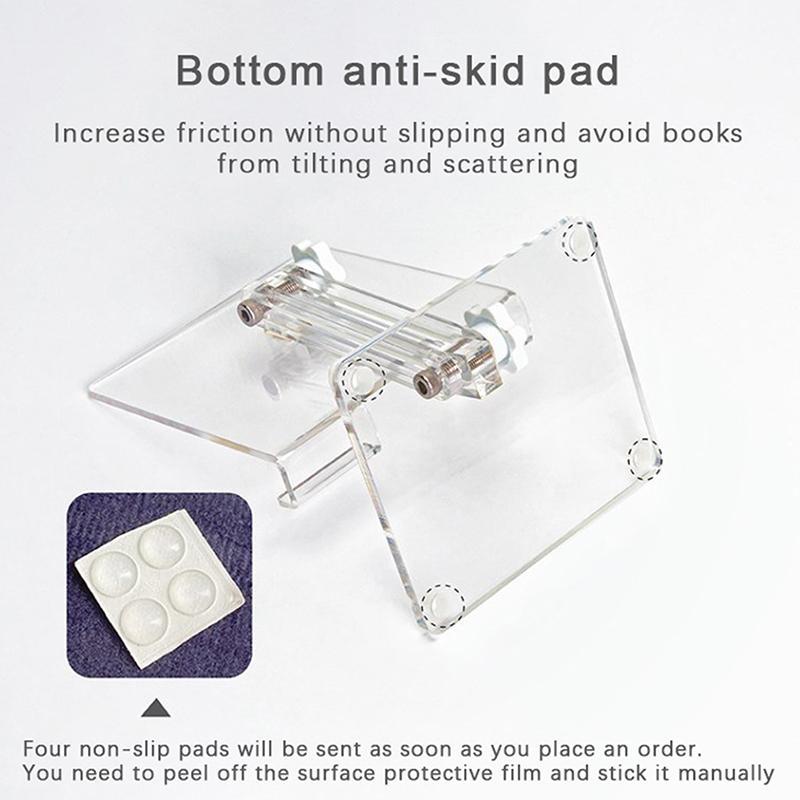 Clear Acrylic Desktop Phone Holder, Foldable Phone Stand, Phone Accessories for Live Broadcast & Tablet Computer