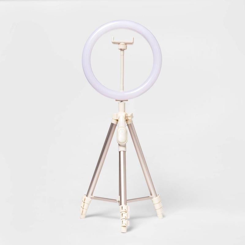 Ring Light with Tripod - heyday Stone White