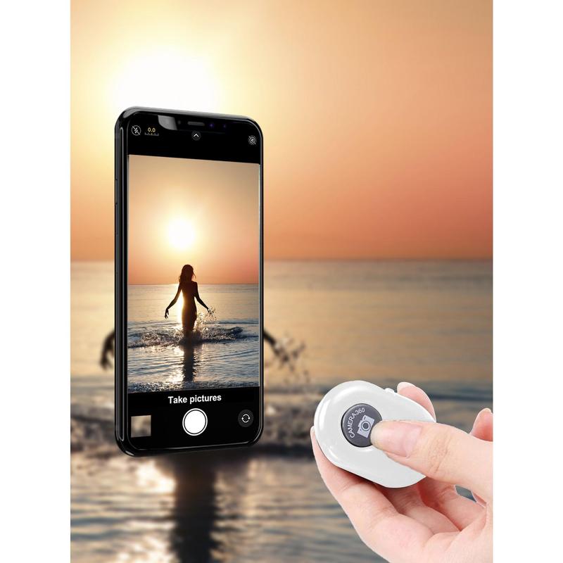 Essential Travel Convenient and Practical Wireless Remote Control Selfie Shutter, Suitable for Shooting Videos, Selfies, and Live Streaming