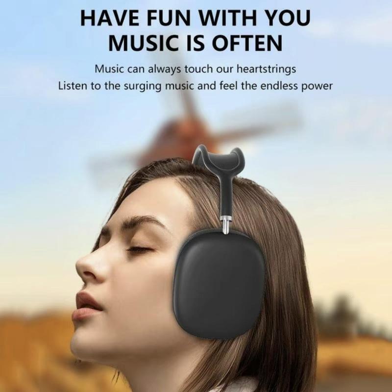 New P9 Pro Max Active Noise Reduction Wireless Headwear Bluetooth Earphones with Long Battery Life Suitable for iOS and Android