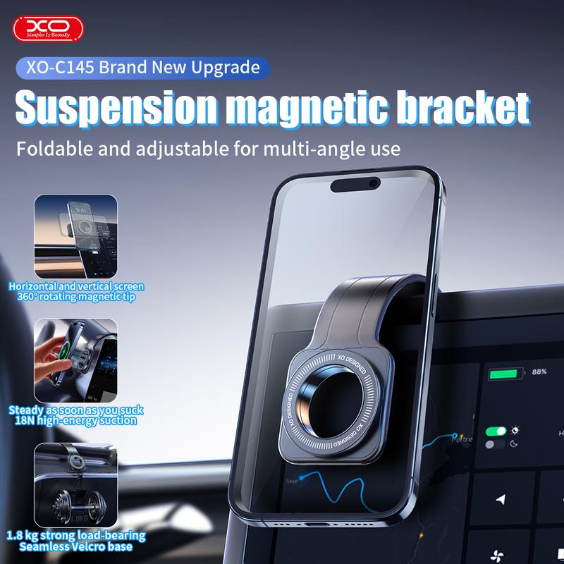 Creative Velcro magnetic car holder for all mobile phones ,Strong Magnets suction,especially practical on the models with MagSafe function like iphone series iphone 14 ,iphone 15 ,iphone 16....