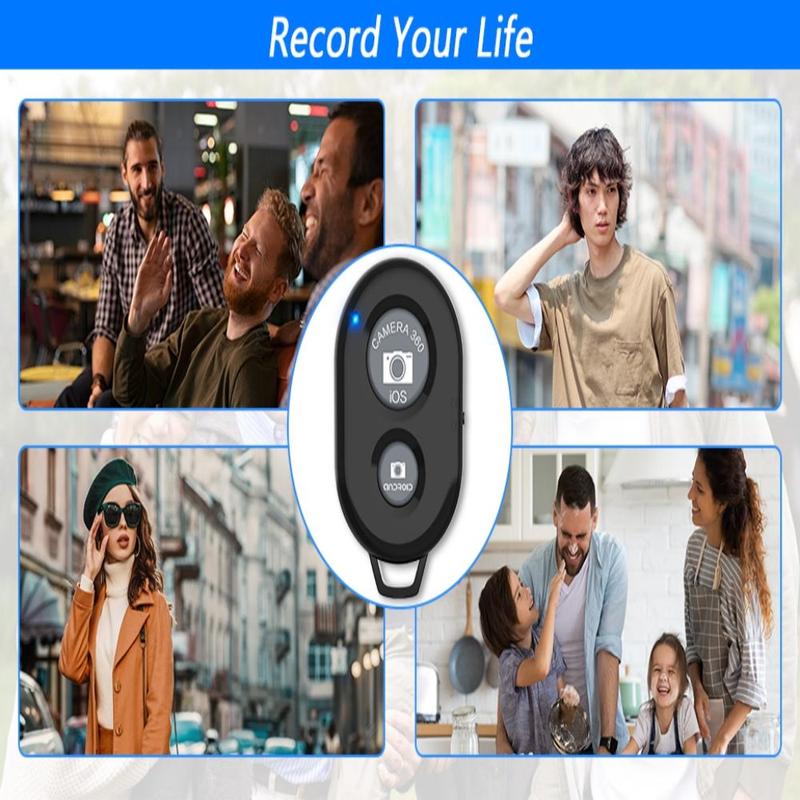 Wireless Remote Shutter for Phone, 1 Count Long-Distance BT Wireless Controller, Portable Mini Cellphone Selfie Controller, Remote Control Button For IOS & Android Smartphones, Selfie Accessories