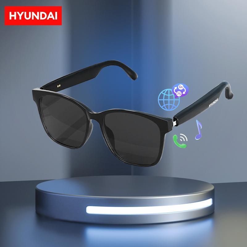 HYUNDAI AI Smart Glasses C8, Wireless Headphone Smart Glasses for Listening To Music & Calling, Support Muliti Languages Bluetooth-compatible Translation & Meeting Summary Glasses for Women & Men