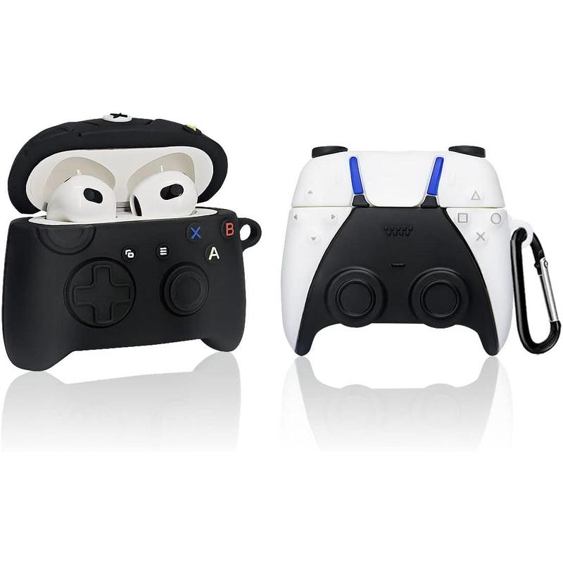 [2Pack] Case for Airpods 3 Case Game Controller Design, Cute Cool Airpod 3 Case Cover, Funny Stylish Protective Skin Airpods 3 Accessories for Airpods 3rd Gen Silicone Case for Kids Boys Girls Teen