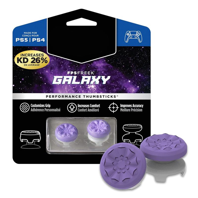 FPS Freek Galaxy Purple for Xbox One and Xbox Series X Controller | 2 Performance Thumbsticks | 1 High-Rise, 1 Mid-Rise | Xbox Console accessories