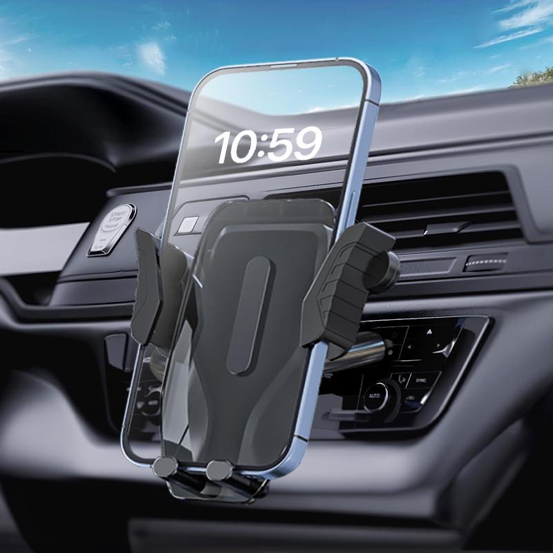 Car Phone Holder for CD Player Slot, Universal CD Slot Gravity Adjustment Phone Mount, Car Holder Compatible with 4.7-7 Inch Smartphones