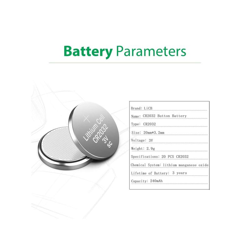 Mbzxhfew Battery 3v Lithium Battery CR 2032 Batteries for Glucose Monitor & Scales Portable battery Accessories Digital