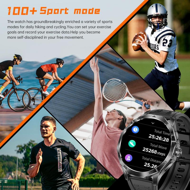 Multifunctional Smart Watch for Men, Fashion Digital Watch with Wireless Call Dial, Multi-sport Mode Sports Wearable Watch for Daily Life