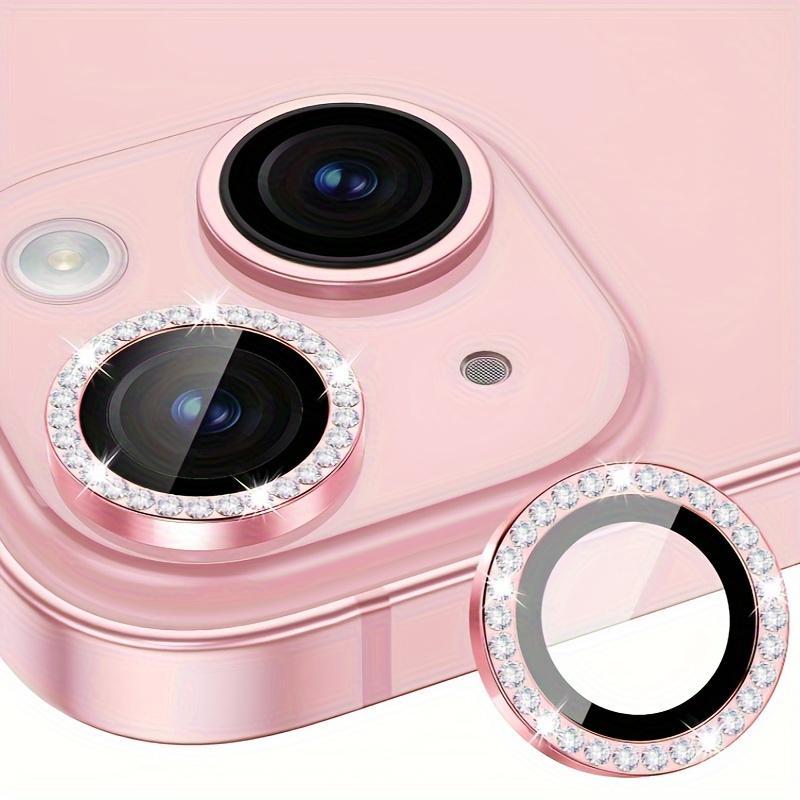 Phone Lens Protector Film, Ring Protective Lens Film, Mobile Phone Accessories Compatible with iPhone 11 12 13 14 15 Pro Max