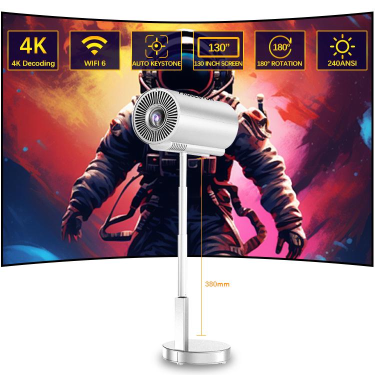 Christmas Gift Mini Phone Projector, Phone Projector With Wifi&Bluetooth,  Mini Projector 4K, Compatible With Phone Laptop With Android 11, Wireless Home Use Projectors, Built-in Audio Projectors, Video Games, Home Theater , Portable Home Use Projector