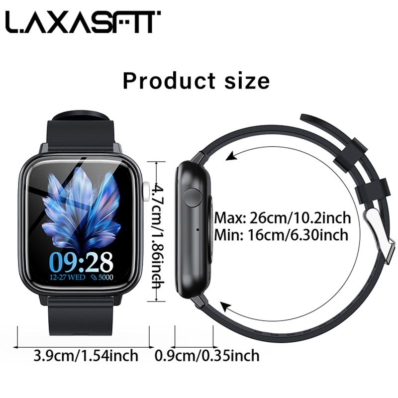 Laxasfit square fashion watch,Fashion Touch Screen Fitness Watch,multi-sport mode sport watch,affordable smart watch square fashion affordable  smart