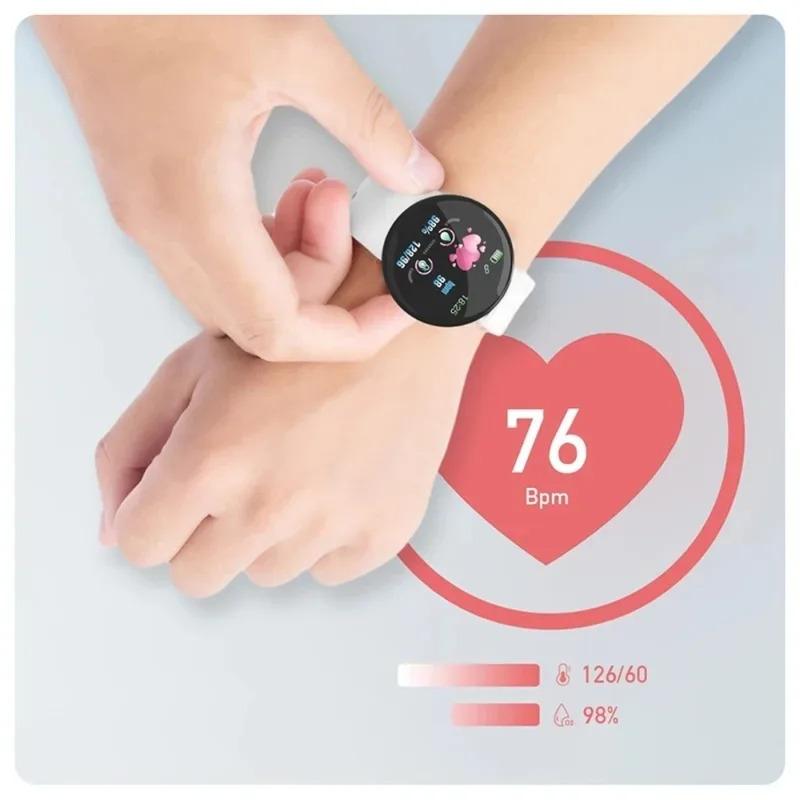 D18Pro Smart Watch Men Women Bluetooth Fitness Bracelet Sport Heart Rate Blood Pressure Kids Smartwatch for Xiaomi Reloj Hombre