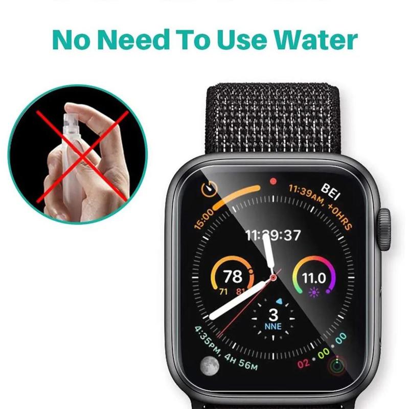 Soft Screen Protector, 5 Counts set Full Protective HD Hydrogel Screen Film, Wearable Accessories Compatible with Apple Watch Ultra 1 2 9 8 7 6 SE 5 4 3