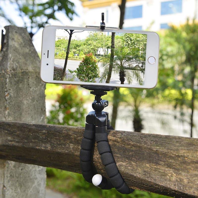 Mini Tripod, Octopus Design Mini Tripod Stand, Smartphone Tripod Stand, Mobile Phone Holder Clip, Phone Accessories