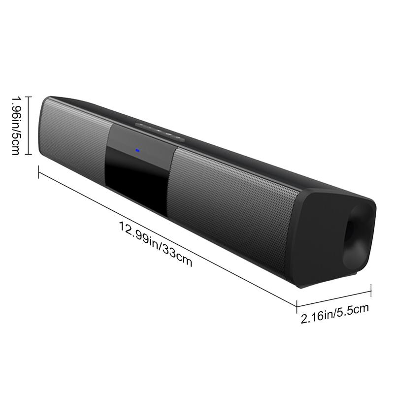 TV soundbar 2 Speaker Surround Sound Bar System Bluetooth Speaker For Home Theater Computer computer speaker