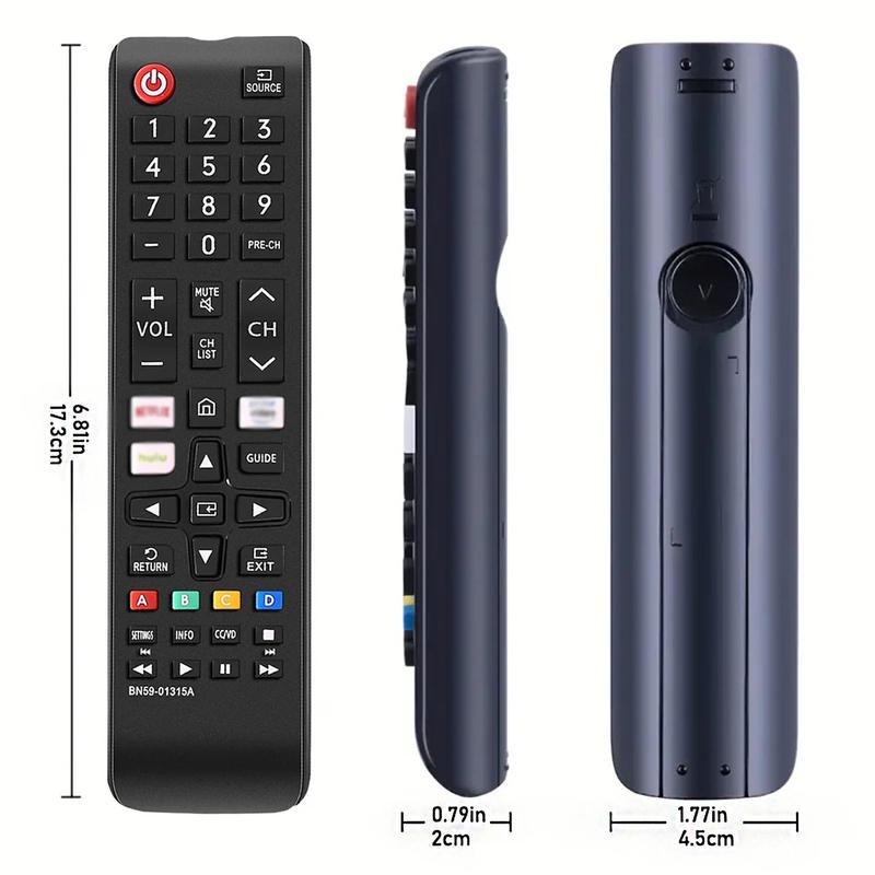 BN59-01315J Universal TV Replacement Remote Control, Long Distance Control Remote Control for Samsung LCD LED HDTV 3D Smart TV (without Batteries)