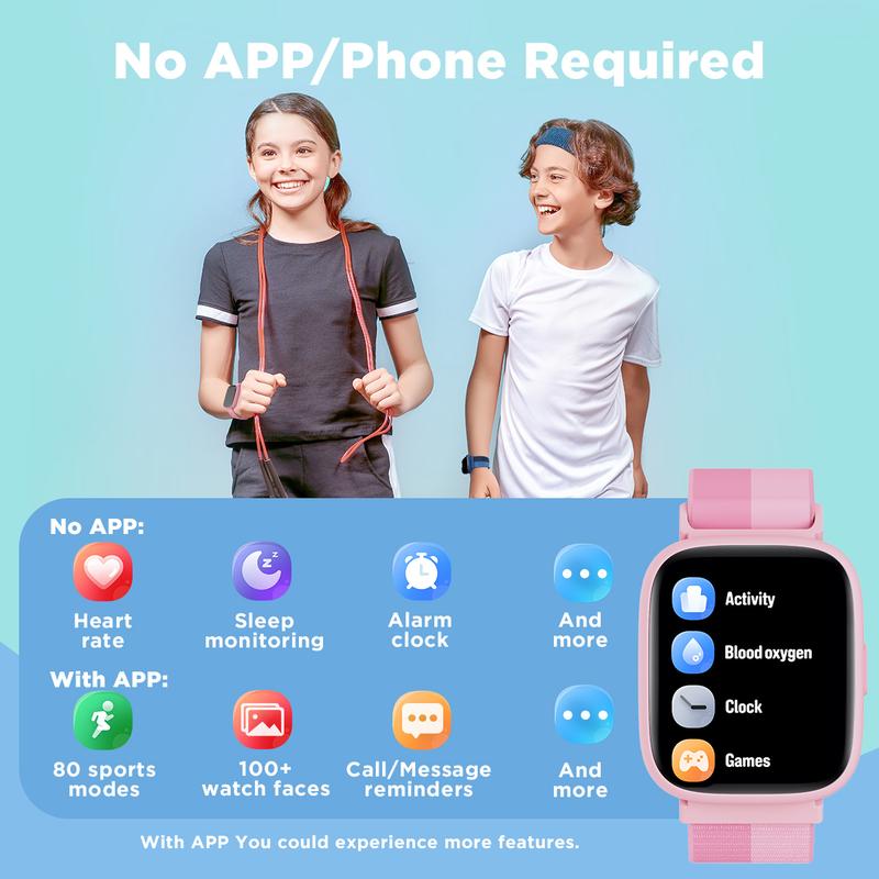 BIGGERFIVE Kids Smart Watch 1.8