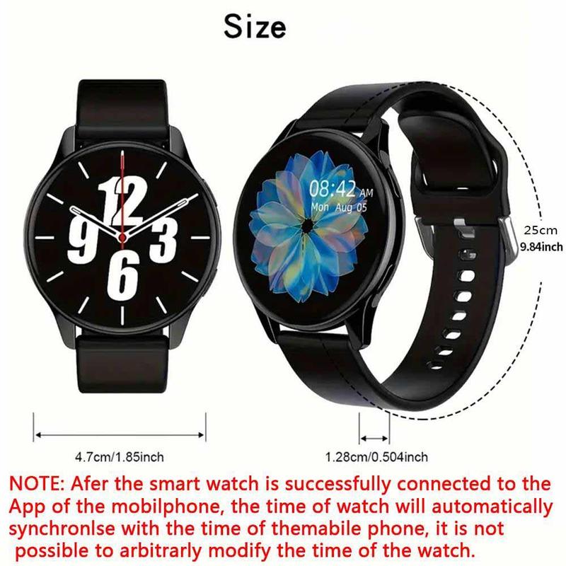 Multifunctional Smart Watch, Fashionable Digital Watch with Weather Forcast, Music Control, BT Support, Sports Watch for Women & Men