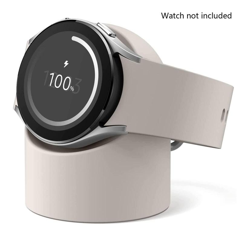 Silicone Watch Charging Stand, 1 Count Watch Charging Holder, Watch Charging Stand Compatible with Samsung Galaxy Watch 3 4 Pro