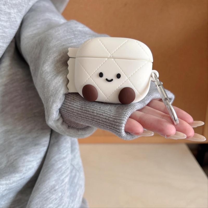 Cartoon Tissue Roll Design Earphone Case, Cute Earphone Protective Cover, Earphone Protector Cover Compatible with AirPods