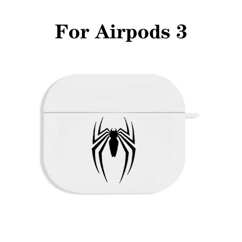 Spider Pattern Earphone Case, Earphone Protective Cover with Hiking Buckle, Earphone Protector for AirPods 1 2 AirPods 3 AirPods Pro