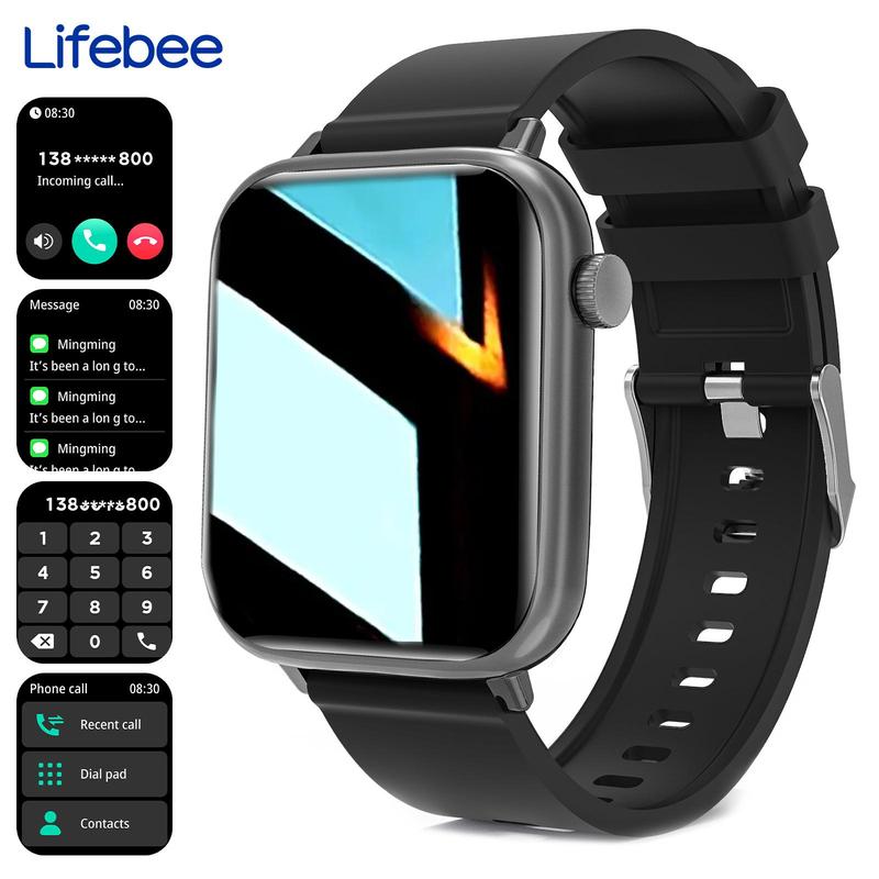 Multifunctional Smart Watch, Fashionable Digital Watch with Phone Call & Multi-sports Modes Sports Watch for Women & Men