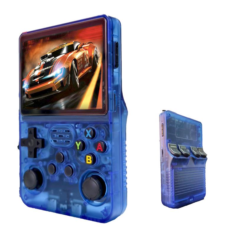 R36S Open Source Handheld Game Console HD Retro Arcade 3D Dual System Joystick Handheld Linux System 3.5-inch Scre Portable Retro Game Console Preset 1500 games Christmas Coolest Gift， Black Friday Promotion Protection