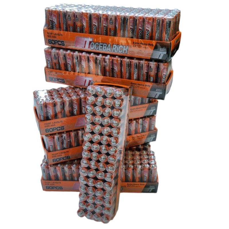 60 AAA Batteries Extra Heavy Duty