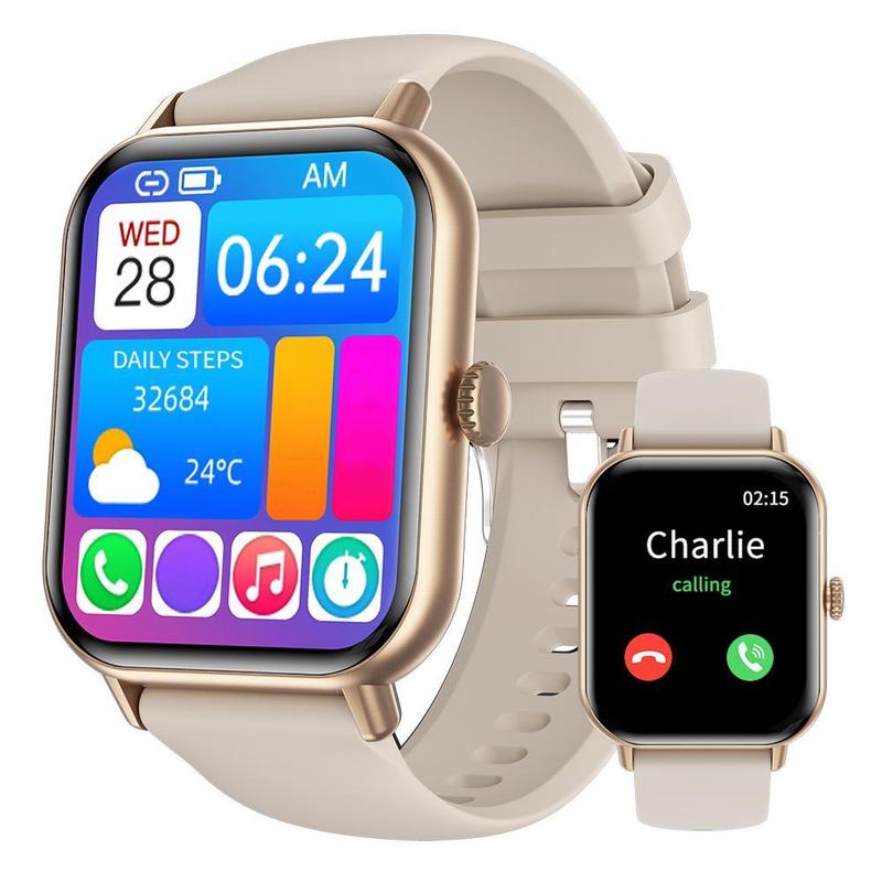 , Men's Tech Gadgets 2024Smart Watch with Wireless Calls Music, Multiple App Message Reminders, Custom Dial Wallpaper, Suitable for Men and Women, Compatible with Android and iPhone Phones, Stocking Fillers Gift, Men's Tech Gadgets 2024