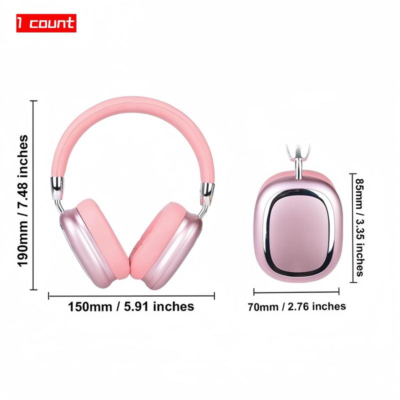 Wireless Headphones with Built-in Mic, Electronic Audio Earbuds for Fall, Wireless Noise Cancellation Headphones, Foldable Gaming Headset for Phones, PC, MP3, Fun Summer Gift, Back to School Gifts, Gifts for Friends