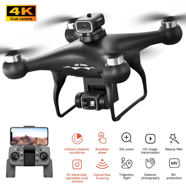 New 360 degree intelligent obstacle avoidance drone, optical flow hovering Remote controller, Infrared obstacle avoidance,Trajectory flight,  Weight sensor