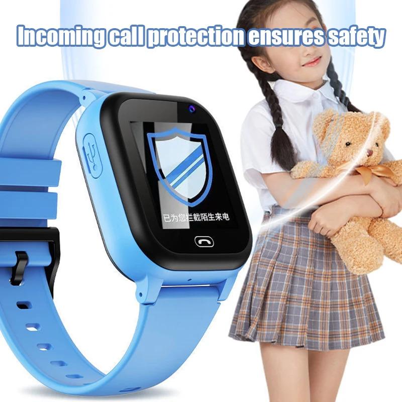 4G kids smart phone watch SOS call lbs tracker SIM card location camera clock waterproof smartwatch Boys Girls gifts