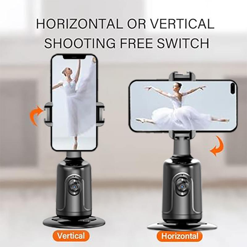 360° Rotatable Auto Face Tracking Gimbal Stabilizer Tripod, Handheld Video Recording Tool for Summer, Anti-shaking Phone Stabilizer, Vlogging Equipment for Phone Accessories Mobile