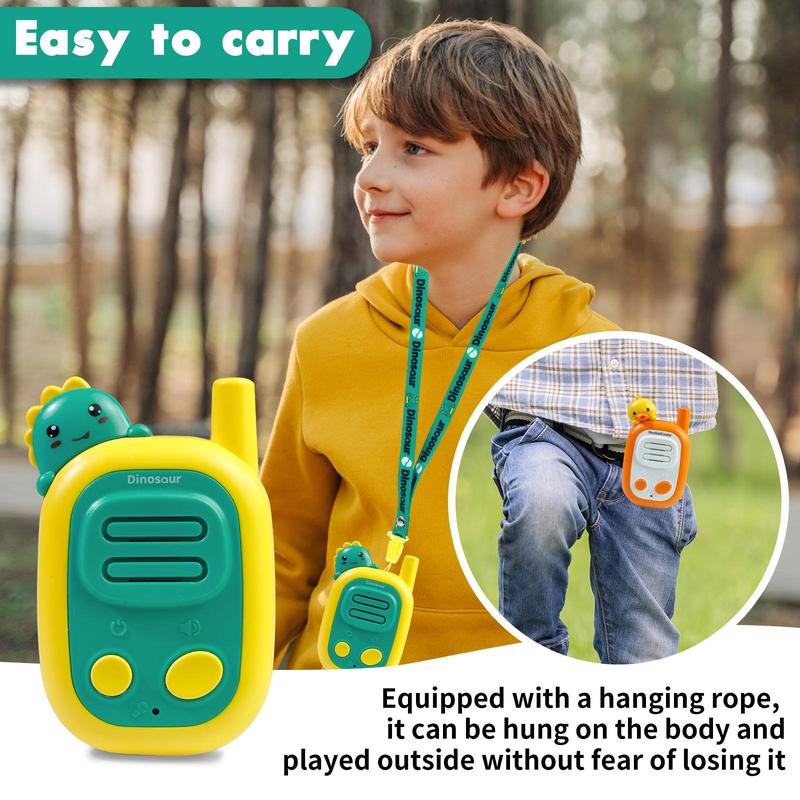 2-Pack Kids Walkie Talkies – 1000 Ft Range – Fun Communication Toys for Boys & Girls – Outdoor Adventure Toys for Toddlers & Children