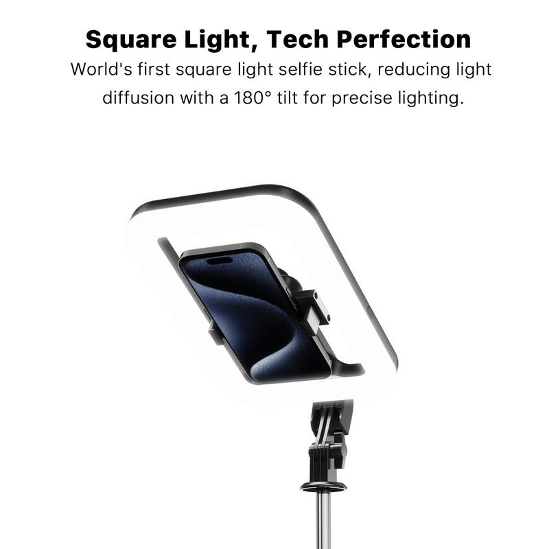 MyBat Pro Selfie Stick, Extendable SpotLight Tripod Stand with 9