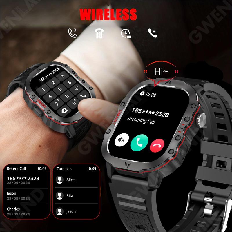 Multifunctional Smart Watch, Fashion Digital Watch with Flashlight Function, Sports Watch with Multiple Sports Modes for Men & Women