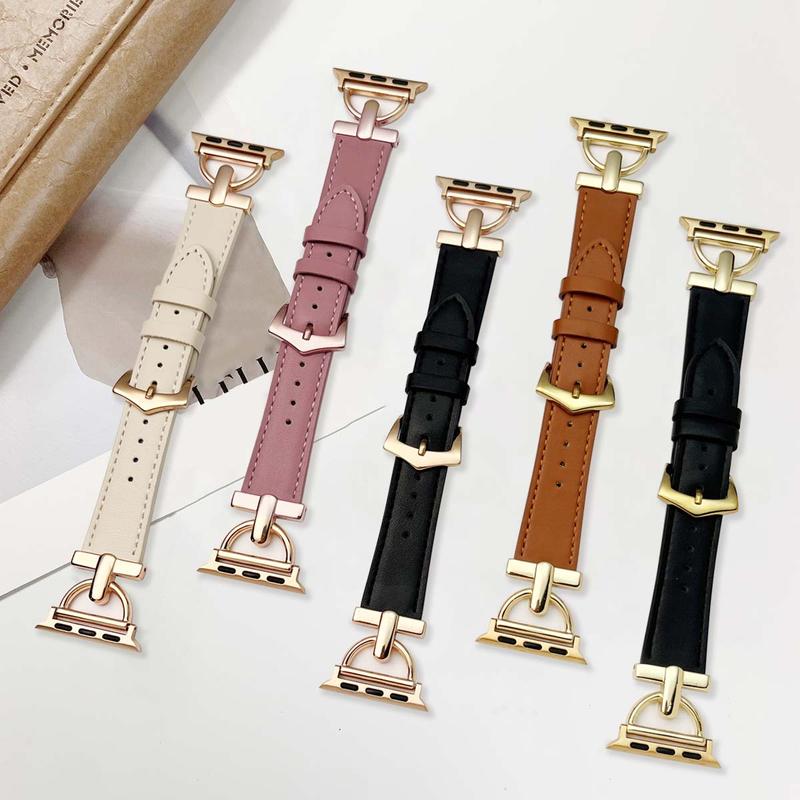 Fashion Faux Letter Watch Band, 1 Count Soft Watch Band for Women & Men, Wearable Accessories for Apple Watch Ultra2 1 SE S10 9 8 7 6 5 4 3 2 1 Series