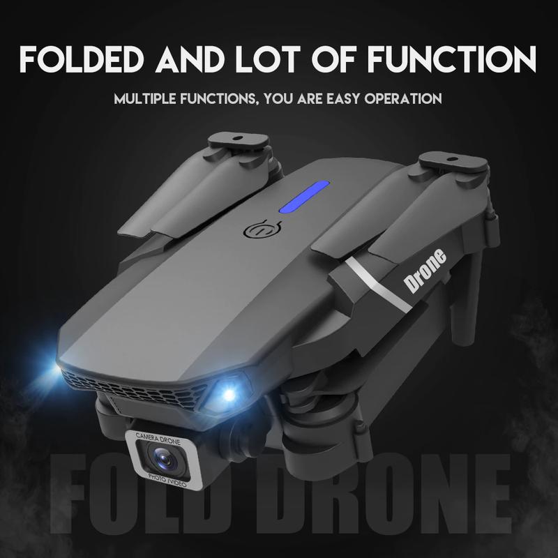 2024 New RC Drone With 4K HD Dual Camera WiFi FPV Foldable Quadcopter +4 Battery