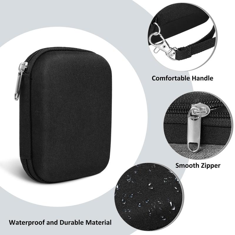 Camera Storage Bag, Square Camera Storage Bag, Multifunctional Camera Storage Bag for Travel & Outdoor, Scratch Proof & Waterproof Camera Zipper Bag