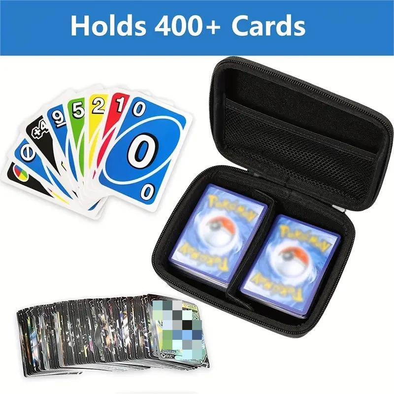 Pocket Monster Card Storage Box, Portable Pocket Game Console Accessories, Universal TCG Card Storage Bag for Outdoor Travel