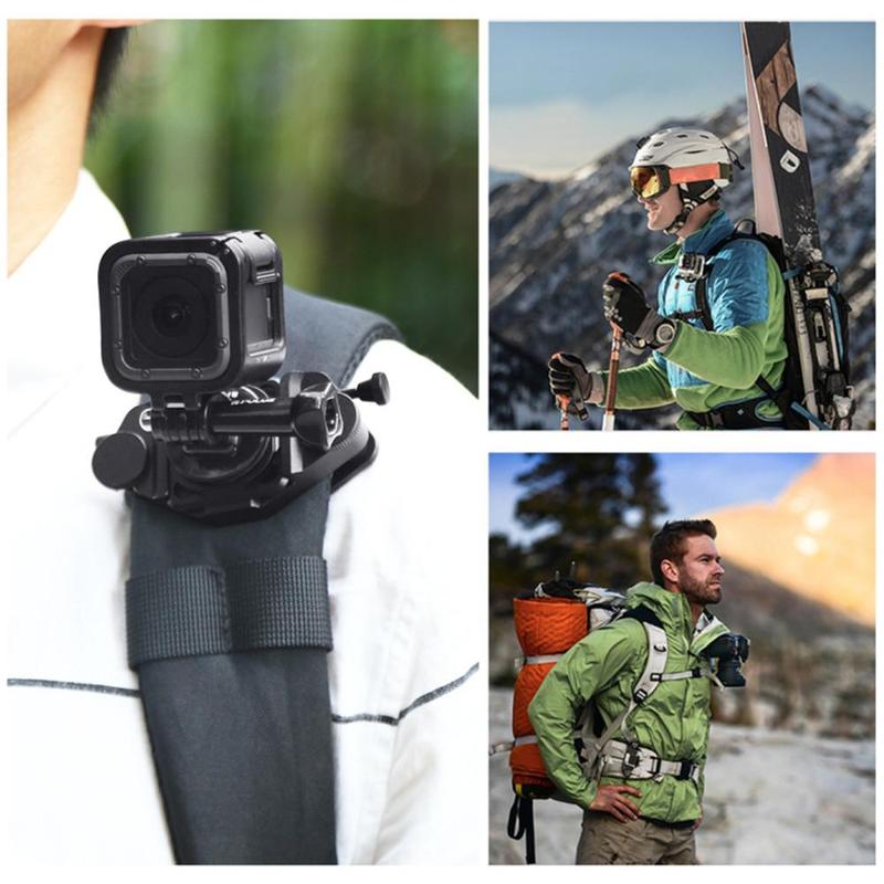 PULUZ Portable Camera Clip, Aluminum Alloy Clip, Quick Release Clip with Plate & Anti-skid Pad, Professional Camera Accessories, Cameras Grip