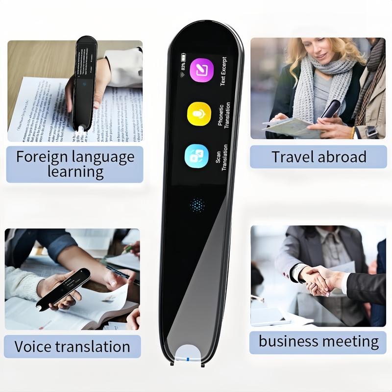 Smart Scan Translation Pen,Supporting 112 Language Translation Device,Text Traductor Inteligente, OCR Text to Speech, Wireless Reading Pen for Students, Dyslexia translation pen electronics translation scan translator Portable Smart