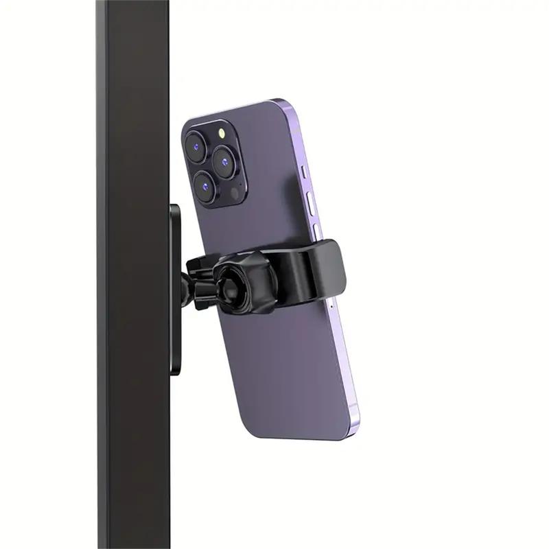 Portable Gym Magnetic Phone Holder, 360 Adjustable, Gym Accessories Compatible with 4.7-6.5