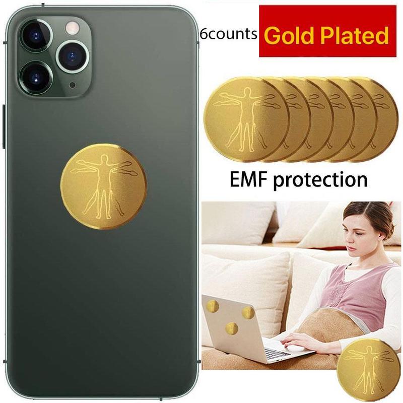 Anti-radiation Phone Sticker, Round Cell Phone Sticker, EMR Blocker, Mobile Phone Accessories for Computer Laptop