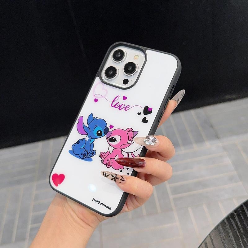 DISNEY Cartoon Pattern Phone Case, Cute Phone Protective Cover, Phone Accessory Compatible with iPhone